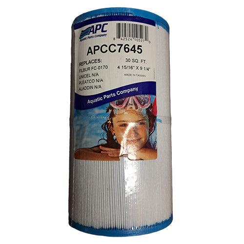 APCC7645 30 Sq Ft Filter Cartridge (FC-0170) 4 15/16" x 9 1/4"