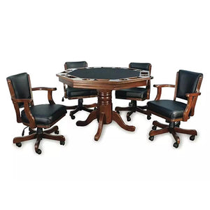 Presidential Octagonal Convertible Poker Table & Chairs