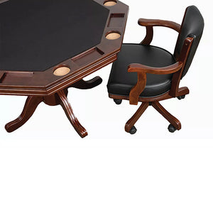 Presidential Octagonal Convertible Poker Table & Chairs