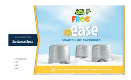 Frog® @ease® SmartChlor® Replacement Cartridges-Custom Fit for Sundance® Spas