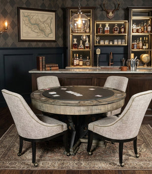 Presidential Vienna Convertible Poker Table & Chairs